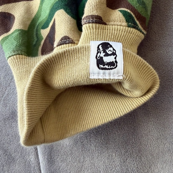 Bape Green Camo Zip-Up Sweater - Picture 7 of 11